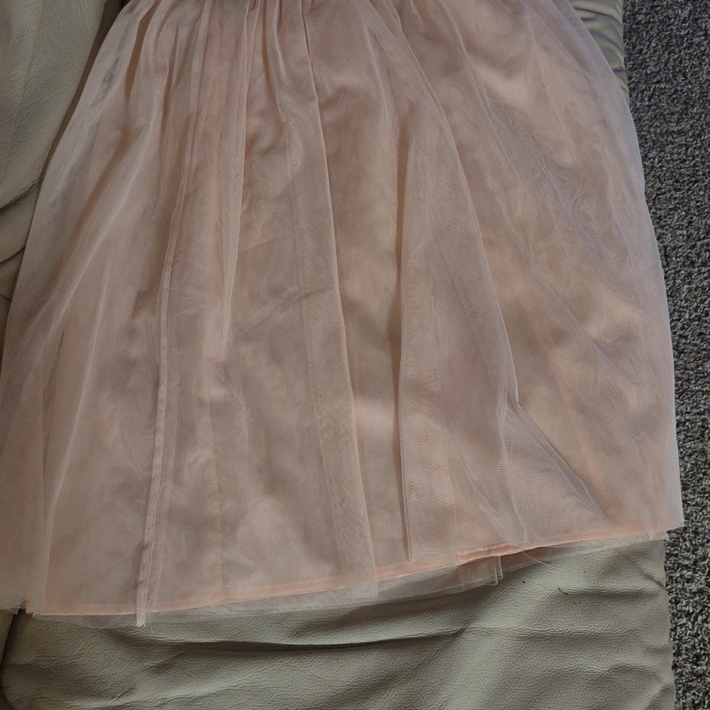 Forever 21 Soft Pink A-Line Tulle Skirt